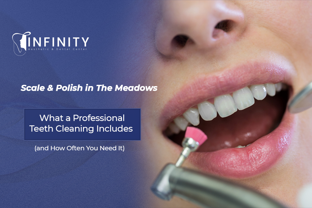 Scale and polish appointment in The Meadows