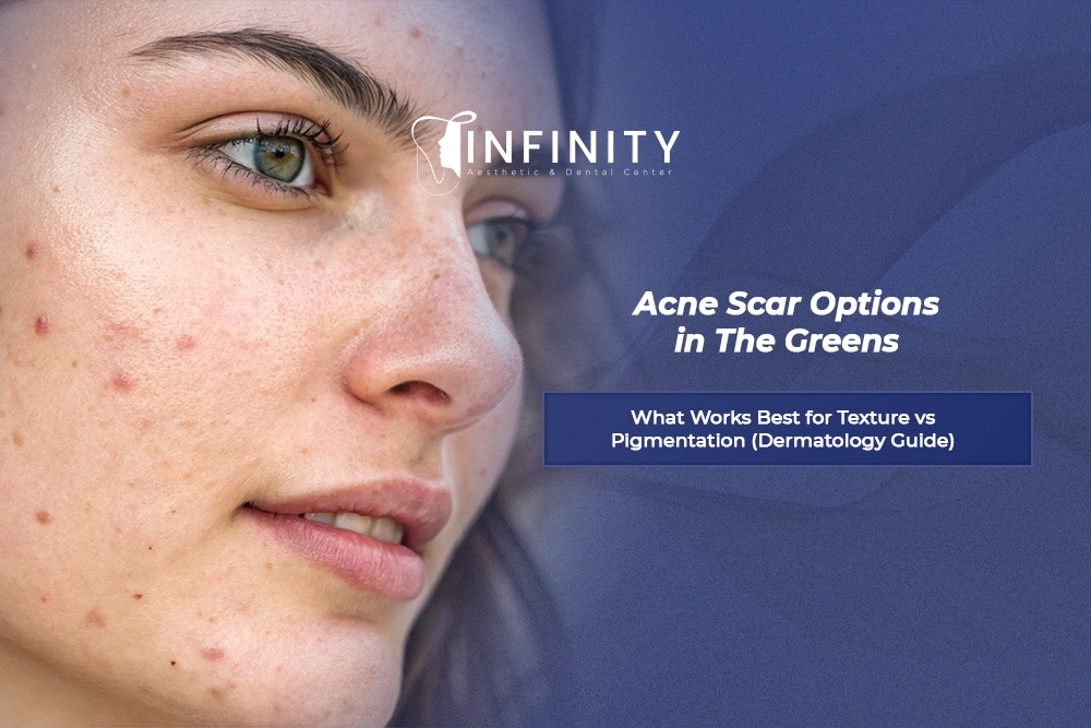acne scar in the greens