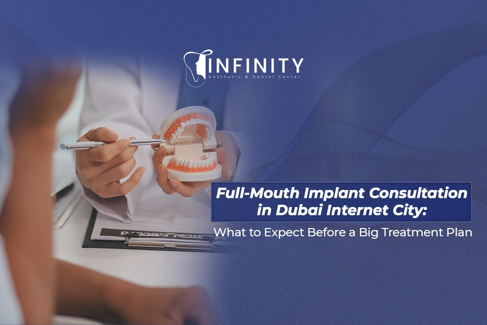 full mouth implant consultation in Dubai Internet City