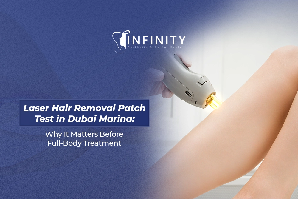 Laser hair removal patch test