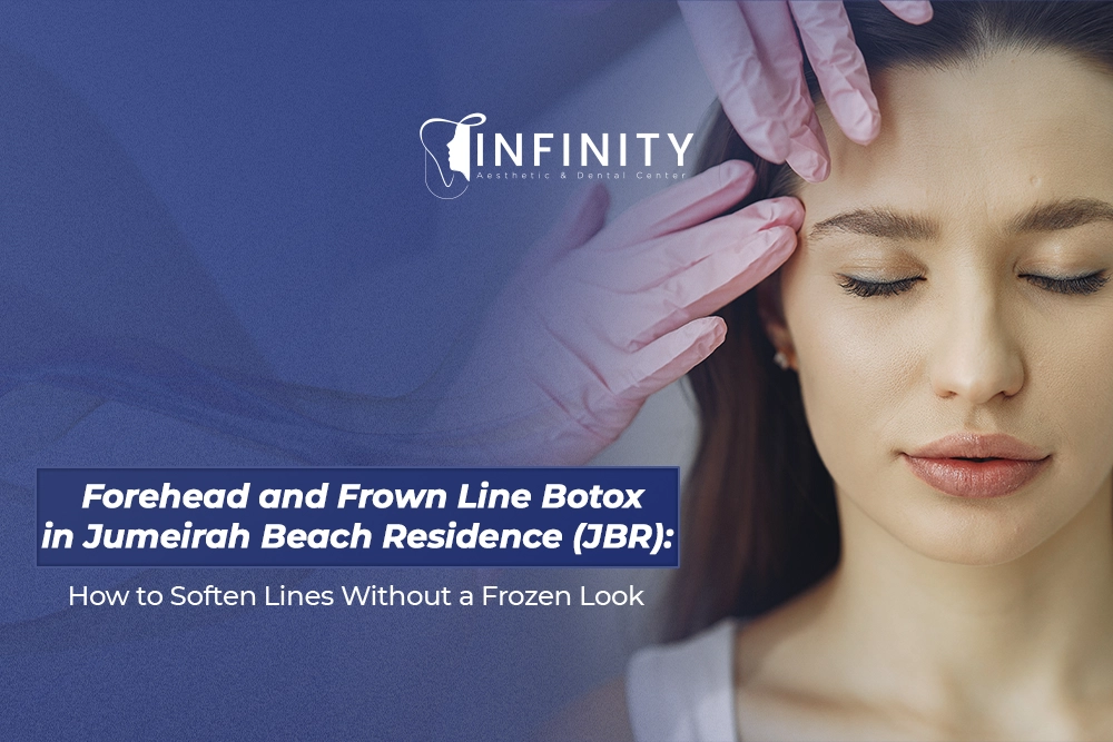 forehead and frown line Botox