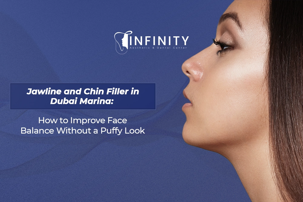 jawline and chin filler in Dubai Marina