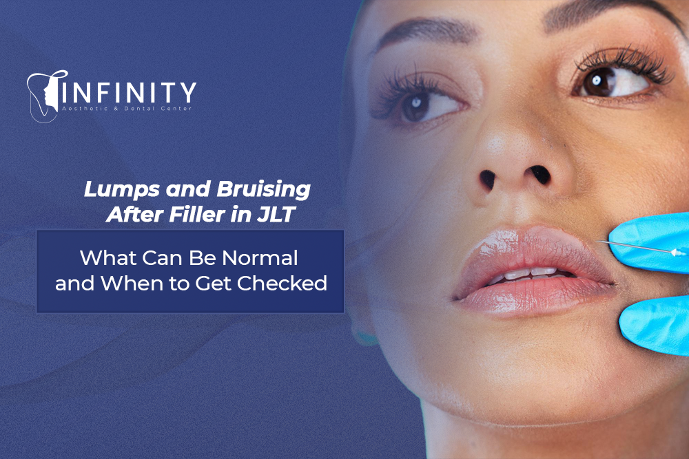 lumps and bruising after filler
