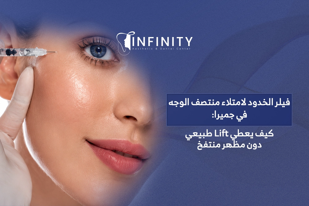 فيلر الخدود لامتلاء منتصف الوجه